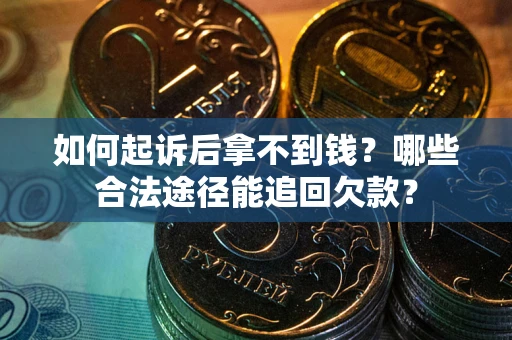 武汉如何起诉后拿不到钱？哪些合法途径能追回欠款？