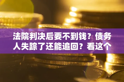 武汉法院判决后要不到钱？债务人失踪了还能追回？看这个方法！