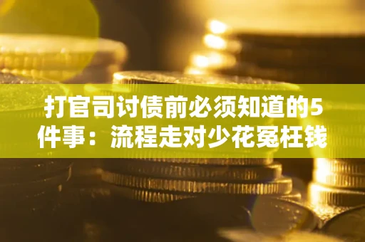 武汉打官司讨债前必须知道的5件事：流程走对少花冤枉钱