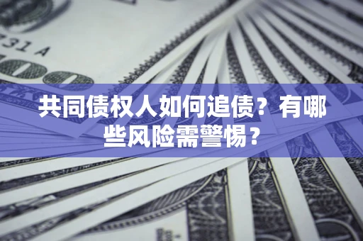 武汉共同债权人如何追债？有哪些风险需警惕？