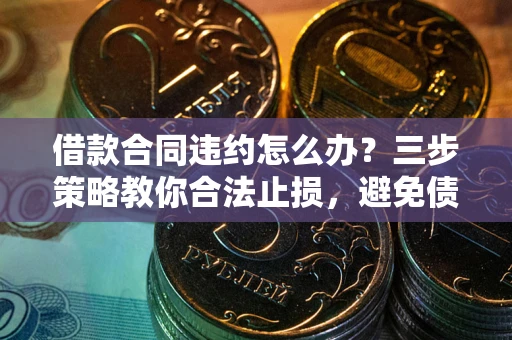 武汉借款合同违约怎么办？三步策略教你合法止损，避免债务危机升级