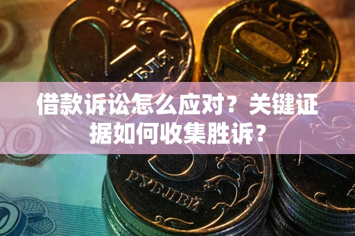 武汉借款诉讼怎么应对？关键证据如何收集胜诉？